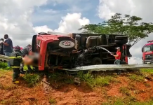 Vítima de acidente entre carreta e caminhão na Euclides da Cunha morre em hospital de Rio Preto