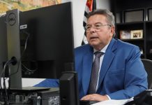 Presidente da Alesp participa da cerimônia de posse da nova mesa diretiva do TCESP