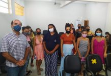 Gestantes recebem orientações em grupo no Consultório Municipal da Vila América