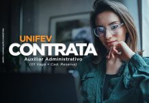 UNIFEV abre processo seletivo para contratação de auxiliar administrativo