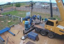 Saev Ambiental inicia operação para a troca do conjunto motobomba do poço profundo do Sistema Oeste