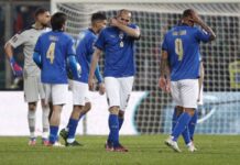 Itália fica fora da Copa do Catar