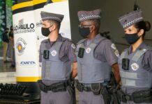 Câmeras corporais reduzem em 87% número de confrontos da PM de SP