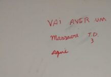 Polícia investiga pichação em parede de escola com ameaça de massacre
