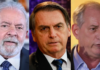 Pesquisa Ipespe: Lula tem 45%; Bolsonaro, 34%; Ciro, 8%