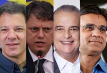 Com Tarcísio e Rodrigo Garcia em alta, Haddad mantém a liderança em SP
