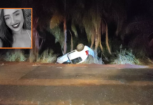 Jovem morre e irmãs ficam feridas em capotamento de carro na Estrada do 27