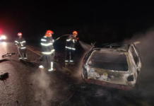 Motorista morre carbonizado após acidente entre carro e carreta na rodovia Assis Chateaubriand