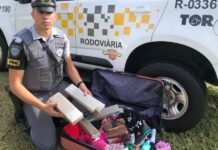 Passageiro de ônibus é preso em Rio Preto com 15 tijolos de maconha