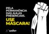 FEV volta a tornar obrigatório o uso de máscaras nas dependências da Instituição