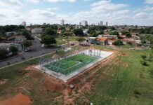 Primeira Areninha Esportiva segue em fase final de instalação na região sul