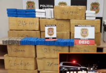 Operação da DISE de Votuporanga prende dupla com meia tonelada de maconha