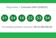 SORTE – Uma aposta acerta as seis dezenas da Mega-Sena em São Paulo