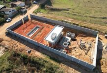Obra para tratamento de esgotos na Vila Carvalho está na fase final