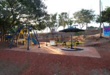 Parque da Cultura ganha playground adaptado para crianças com deficiência