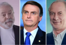 Lula tem 44%, Bolsonaro 31%, Ciro 9% e Tebet 2%, diz Pesquisa FSB/BTG