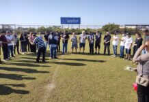 Cinzas de Carlos Márcio, ex-presidente da Votuporanguense, são jogadas na Arena Plínio Marin