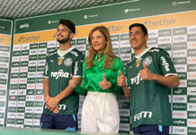 Dose dupla! López e Merentiel são apresentados e dizem que podem jogar juntos no Palmeiras