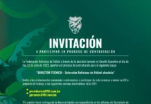 Bolívia abre processo seletivo para técnico da seleção