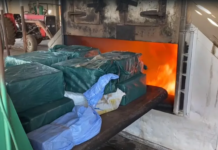 Polícia Federal incinera cocaína apreendida em aeronave interceptada pela FAB