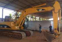 Investigações recuperam máquina retroescavadeira furtada em área rural de Presidente Bernardes