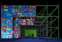 Começa montagem da estrutura para Fliv 2022