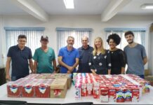 Conselho de Pastores Evangélicos doa 230 litros de leite ao Fundo Social de Solidariedade