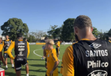 Soteldo e Carabajal treinam pela primeira vez com elenco do Santos