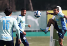 Palmeiras faz último treino antes de viagem para enfrentar o Atlético-MG