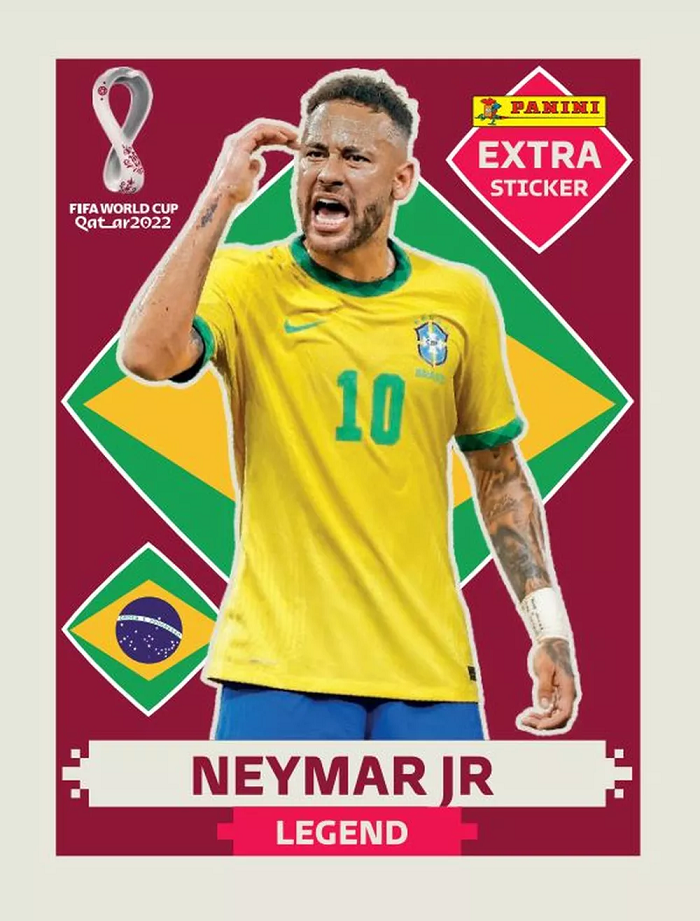 Figurinha Kylian Mbappe Legend Prata Extra Stricker