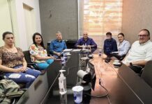 Gestores da Unifev recepcionam representantes da Santa Casa de General Salgado