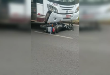 Motociclista é atingido por ônibus e fica gravemente ferido em avenida de Rio Preto