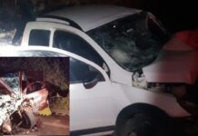 Três pessoas da mesma família morrem após picape bater de frente com carro