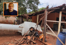 Caixa d’água cai sobre casa e homem morre em sítio de Tanabi
