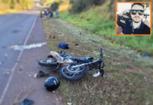 Motociclista bate na traseira de trator e morre em vicinal de Pereira Barreto