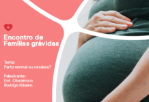 Encontro de Famílias Grávidas será no próximo dia 29