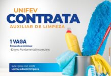 Unifev abre vaga para auxiliar de limpeza