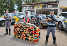 Jovem é preso ao ser flagrado com mais de 350 tijolos de maconha em rodovia de Andradina