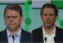 Tarcísio e Haddad vão disputar 2º turno para governador de SP
