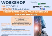Workshop nesta quinta-feira aborda Crédito Habitacional Para Profissionais da Cadeia Produtiva