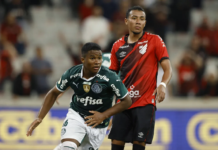 Endrick, do Palmeiras, agradece carinho da torcida após primeiro gol: “Espero retribuir”