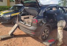 PRF intercepta ‘comboio’ de traficantes na BR-153