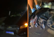 Duas pessoas ficam feridas após acidente em Meridiano