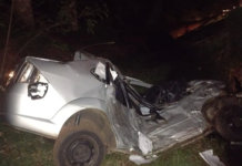 Carro sai da pista, cai de viaduto e motorista morre em Catanduva