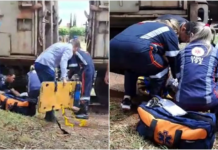 Homem tem pé decepado ao ser atingido por trem em Jales