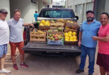 Assary e empresas parceiras da cidade fazem doação de frutas
