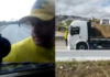 ‘Patriota do caminhão’ diz que temeu a morte ao se agarrar no veículo