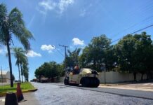 Começa mais uma etapa de recapeamento asfáltico em Votuporanga