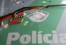 Polícia Ambiental prende homem por posse ilegal de arma de fogo