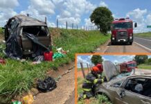 Idoso fica ferido em acidente na Rodovia Euclides da Cunha